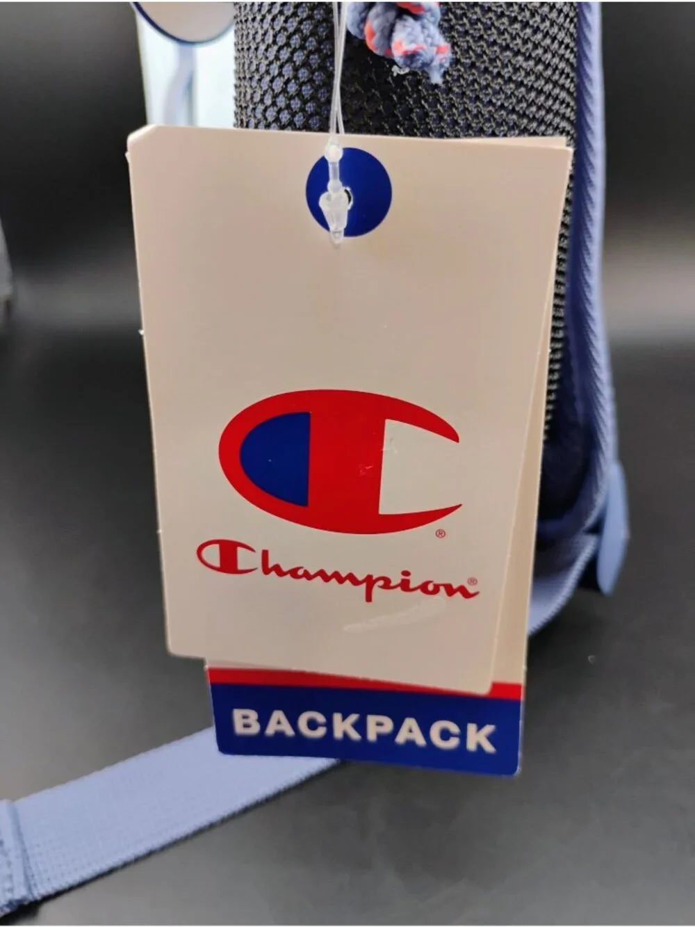Champion Logo Backpack Purple Gradient With Laptop Compartment